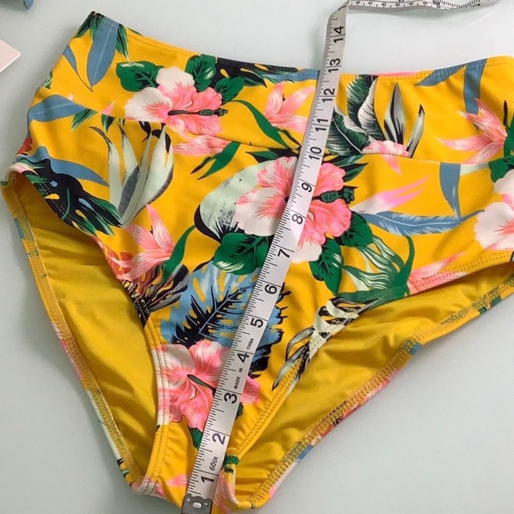 Beach Joy Bikini Tropical High waisted bikini size small NWT - Picture 15 of 16